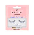 False Eyelashes Natural Look Reusable Strip Lashes with Adhesive - Black / 3 Pairs