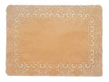 Rectangular Paper Doilies 250 Sheets - Beige, 13.78x17.7 inches, Non-Dust, Elegant Disposable Tableware - Variation of THIS listing