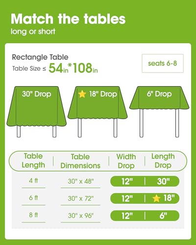 Disposable Orange Rectangular Table Cloth - 54x108 Inches, 3 Pack
