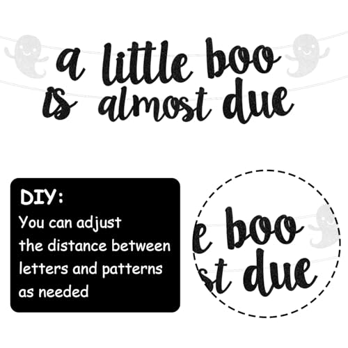 Halloween Baby Shower Decorations Set - Banner, Balloons & Backdrop for Spooky Celebration