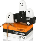 Halloween Table Centerpieces 7PCS Spooky Rustic Decor for Tiered Tray Shelf Mantel Office - Halloween
