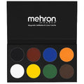 Mehron Makeup Paradise AQ Basic Face Paint Palette - Water-Activated Neon Colors