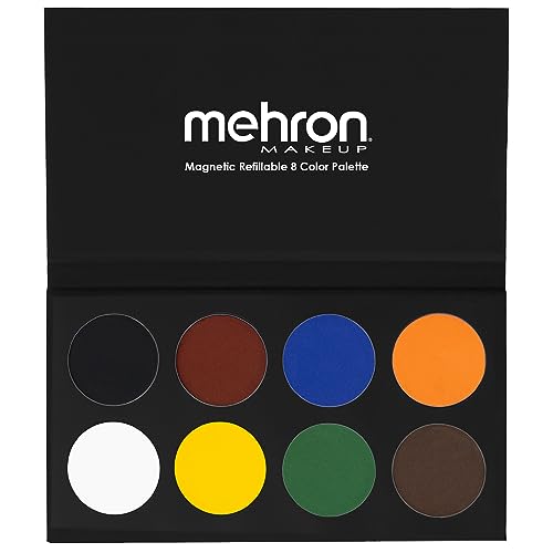 Mehron Makeup Paradise AQ Basic Face Paint Palette - Water-Activated Neon Colors