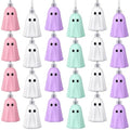 36 Pcs Halloween Ghost Tree Ornaments - White, Pink, Green, Purple Decor
