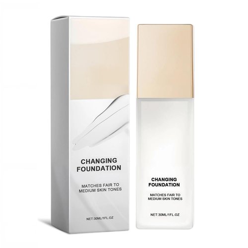 Skiennix Color Changing Foundation - Lightweight Liquid Concealer for Mature Skin | Universal Tone (1pc)