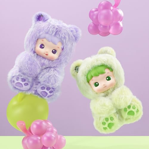 Multicolored Gummy Bear Vinyl Plush Pendant Blind Box Set of 2 - Collectible Toys for Kids and Gift