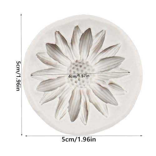 Sunflower Silicone Mold Chrysanthemum Flower Fondant Mold - Style A