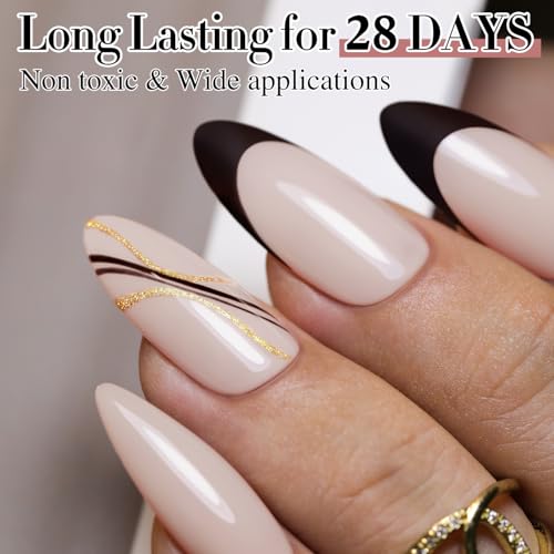 Nude Pink Gel Nail Polish 15ML - Same Color & Bottle Soak Off Manicure
