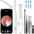 Ear Wax Removal Tool with Camera 1296P HD, Wireless Ear Scope Kit with 8 Tips - Cream Milky