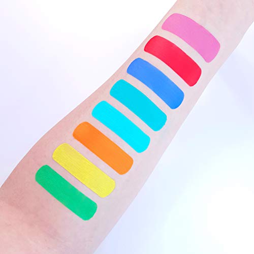 Pro Face & Body Paint Cake Set - Bright Colors, Water-Based Makeup for Kids & Adults