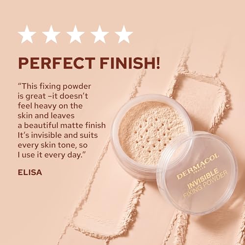 Dermacol Translucent Fixing Powder - Natural Loose Setting Powder 0.46oz