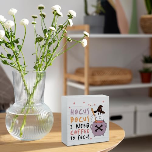 Halloween Coffee Sign Hocus Pocus Decor Funny Coffee Bar Decorations - Halloween 2