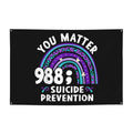 Purple Suicide Prevention Awareness Banner Flag 47x71in Holiday Decor