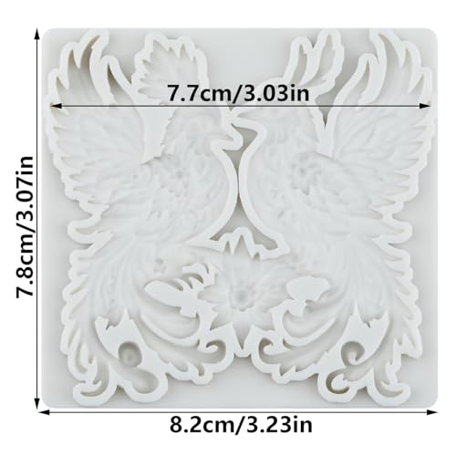Phoenix Silicone Mold for Cake Decorating Chocolate Fondant - Style P