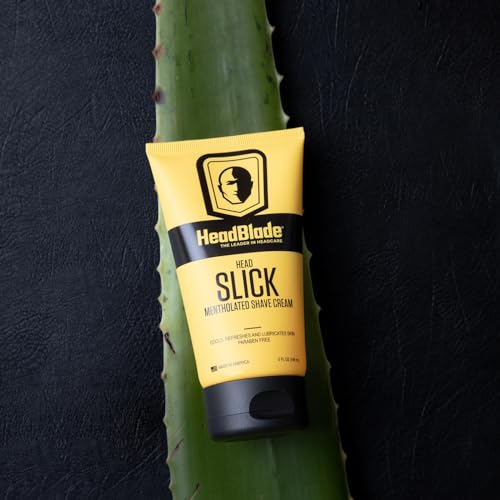 HeadShave HeadSlick Shave Cream 5 oz for Bald Men, Irritation & Razor Burn Relief