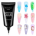A15 Clear 5-in-1 Nail Art Glue with Rhinestones & Charms - 30ml