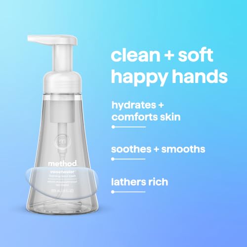 Method Foaming Hand Wash Sweet Water 10 fl oz 3 Pack - Gentle, Cruelty-Free