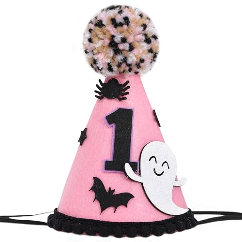 Pink Ghost Hat Halloween Costume Accessory Spooky Party Hat