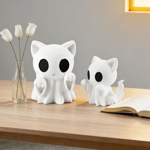 Halloween Ghost Figurine Decorations - Spooky Indoor Ornament