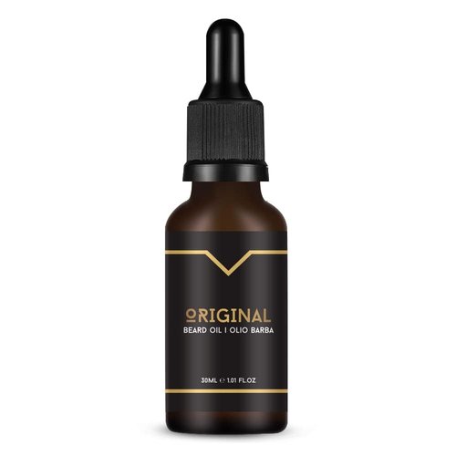 The Goodfellas' smile Original Beard Care Oil 1 oz – Whiskey & Wood Scent – Moisturizing & Shine Enhancing Conditioner – Softens, Protects & Tames Frizz – Lightweight Non-Greasy Beard Grooming Oil
