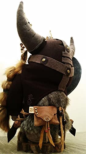Viking Warrior Gnome Doll - Scandinavian Halloween Farmhouse Decor - Variation A