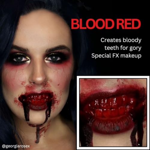 Mehron Makeup Tooth FX Blood Red - Special FX Tooth Paint for Halloween & Cosplay