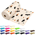 Halloween Plastic Table Cover Roll 54 Inch x 300 Feet - Ghost Bat Decor Variation