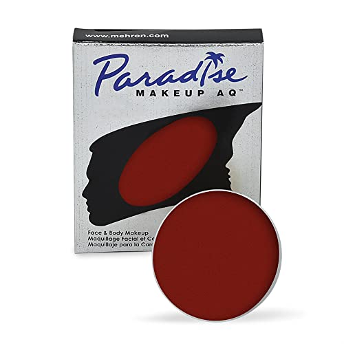 Water-Activated Face & Body Paint - Red, 0.25 Ounce - Professional Makeup