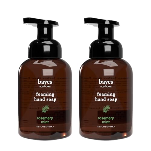 Foaming Hand Soap - Aromatic Rosemary Mint, Nourishing, USDA Biobased, 11.5 Oz, Pack of 2