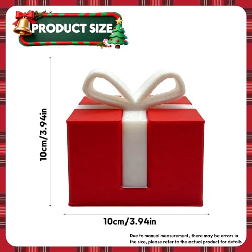 Christmas Figurine with Bow Design - Indoor & Outdoor Holiday Decor - Style21