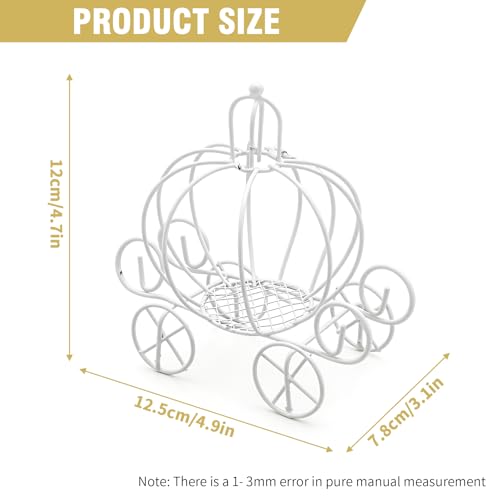 White Pumpkin Carriage Candy Box - Cinderella Wedding Party Centerpiece