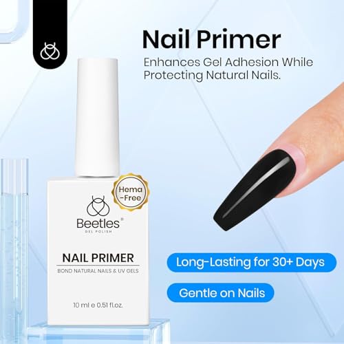 Beetles Gel Nail Glue Kit with Dehydrator & Primer - E-Clear-3