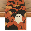 Halloween Table Runner 13x108 Inch Orange Polyester Home Party Decor - Variation of THIS listing