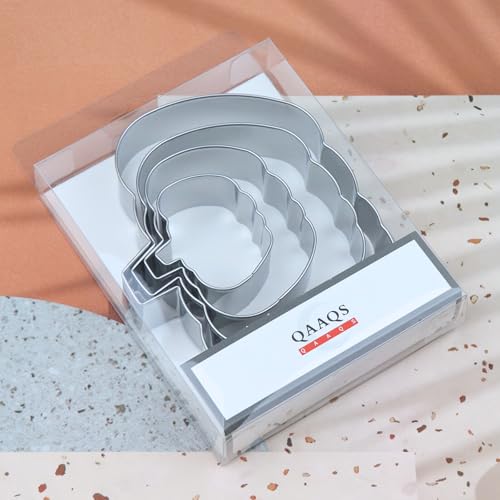 Pumpkin Cookie Cutter Set - Halloween & Fall Decor, 4 Stainless Steel Shapes, Variations of THIS listing