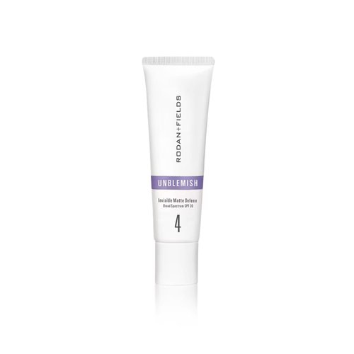 Rodan + Fields UNBLEMISH Invisible Matte Defense SPF 30 - Broad Spectrum Sunscreen for Face & Neck