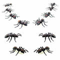 Realistic Fake Ants Party Decorations - 12 Plastic Insects for Halloween & Pranks