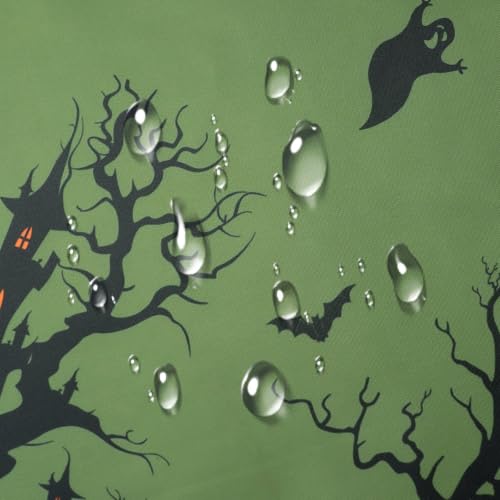 Halloween Tablecloth 60x84 Inches Spider Web and Pumpkin Water-Resistant Decor - Variation of THIS Listing