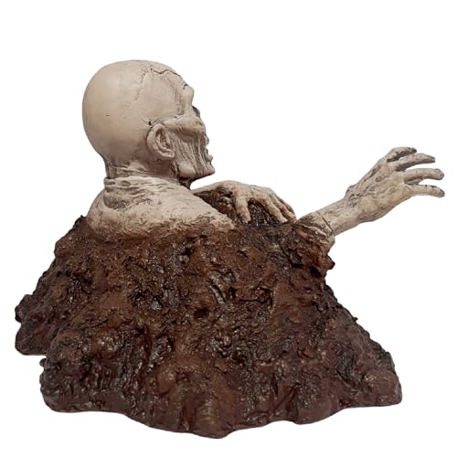 Halloween Creepy Zombie Decor - 11 Inch Cemetery Haunted House Prop - Variation of Zombie