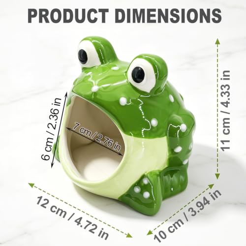 Ceramic Frog Candy Dish - Big-Mouthed Decorative Jewelry & Key Bowl - Frog Variation
