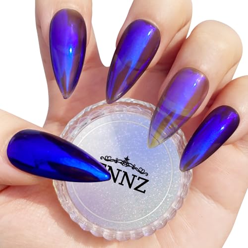Galactic Dream Unicorn Chrome Nail Powder - Mermaid Aurora Mirror Effect