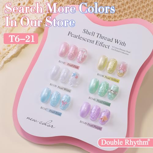 Gel Nail Polish 15ML - Pearl Green, Same Color & Bottle Soak Off Manicure