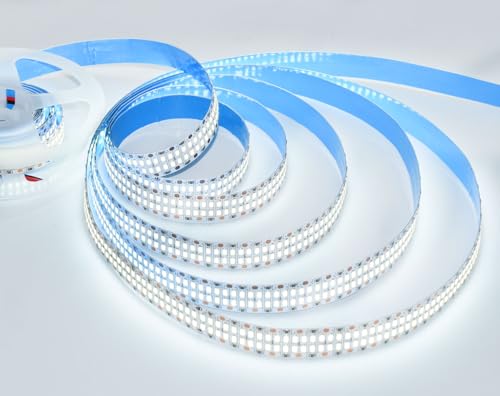LED Strip Lights Dimmable Waterproof 16.4ft 6500K Daylight White IP44