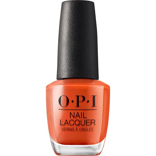 OPI Nail Lacquer - Suzi Needs a Loch-smith Opaque Dark Orange - Long-Lasting Nail Polish