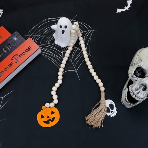Halloween Tablecloth 60x84 Inch Rectangular Black Ghost Pumpkin Bats - Halloween Decor