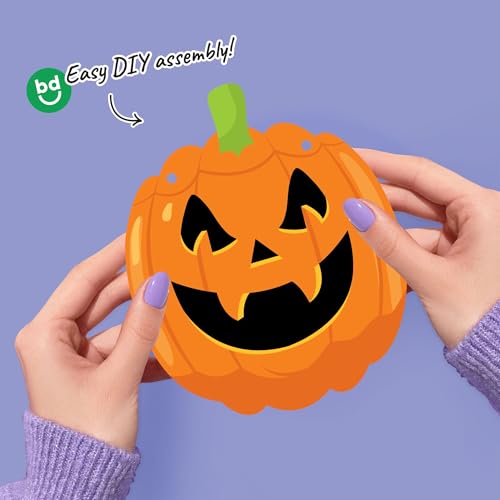 Halloween Monsters Garland Banner - 15 Reversible Spooky Decorations