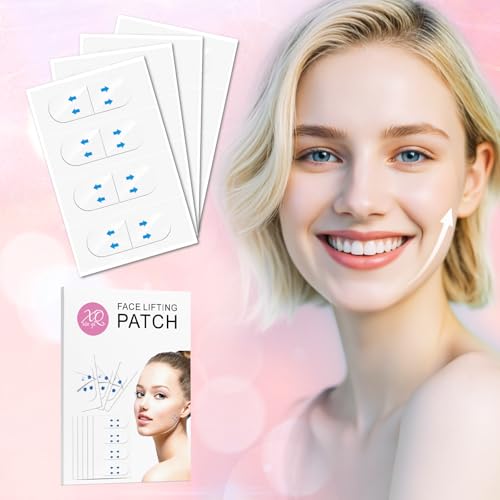BAIGUOZH Face Lift Tape, Face Lift Tape Invisible, Face Tape Lifting Invisible, Face Tape Instantly Lifts Sagging Skin Around The Face, Hides The Double Chin and Creates A v-Shaped Face 60PCS