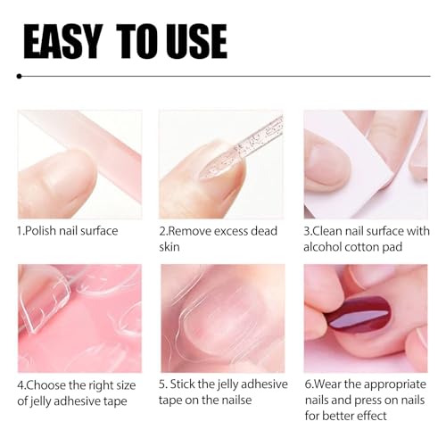 Halloween Ghost French Tip Press-On Nails - 24Pcs Brown Glitter, Variation H7