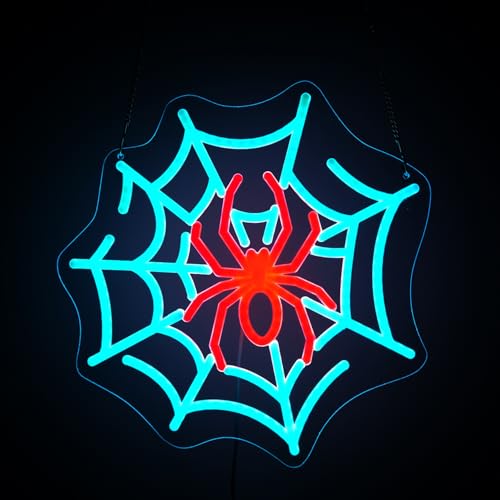 14x14 Inch Spider Neon Sign Art Wall Light for Bar Club Bedroom Hotel Party - Variation of THIS listing