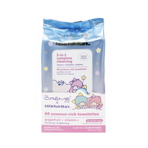 3-In-1 Cleansing Wipes for All Skin Types - Brightening & Makeup Remover