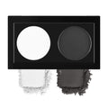 Dual Eyeshadow Palette - White Matte & Black Matte - Neutral & Versatile Shades